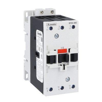 Three-pole contactor, IEC operating current Ie (AC3) = 65A, AC/DC coil, 20...48VAC/DC