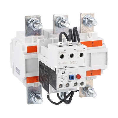 Motor protection relay, phase failure/single-phase sensitive. Three-pole (three-phase), manual or automatic resetting, 150...250A