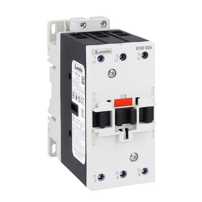 Three-pole contactor, IEC operating current Ie (AC3) = 80A, AC coil 50/60Hz, 24VAC