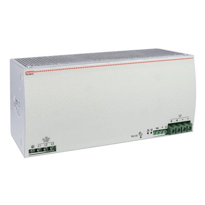 DIN rail switching power supply, three-phase. 24VDC, 40A/960W
