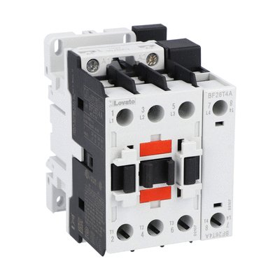 Four-pole contactor, IEC operating current Ith (AC1) = 45A, AC coil 50/60Hz, 230VAC