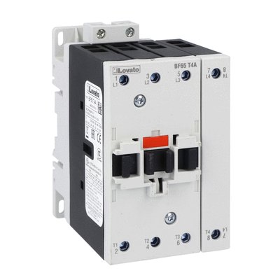 Four-pole contactor, IEC operating current Ith (AC1) = 100A, AC coil 50/60Hz, 230VAC