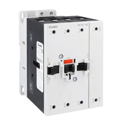 Four-pole contactor, IEC operating current Ith (AC1) = 160A, AC/DC coil, 24VAC/DC