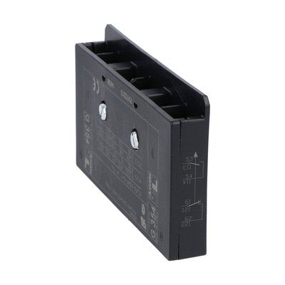 Faston terminals. Auxiliary contacts for side mounting, for B… series contactors, 1NO+1NC (SPST EA)