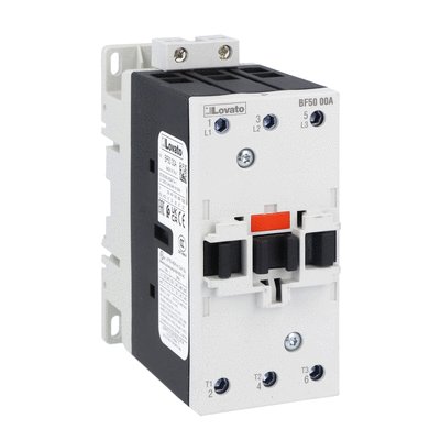 Three-pole contactor, IEC operating current Ie (AC3) = 50A, AC coil 50/60Hz, 230VAC