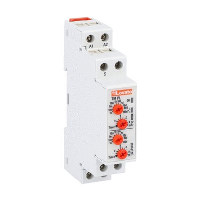 Recycle time relay, independent timings, multiscale, multivoltage, modular version, 12...240VAC/DC