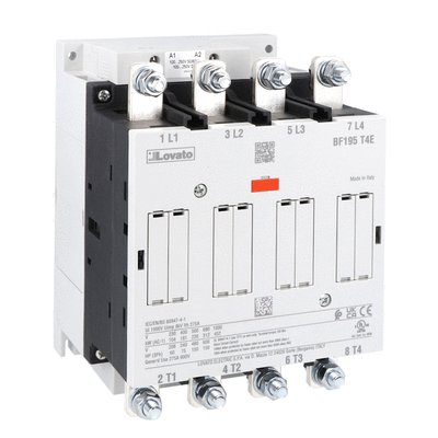 Four-pole contactor, IEC operating current Ith (AC1) = 275A, AC/DC coil, 100...250VAC/DC
