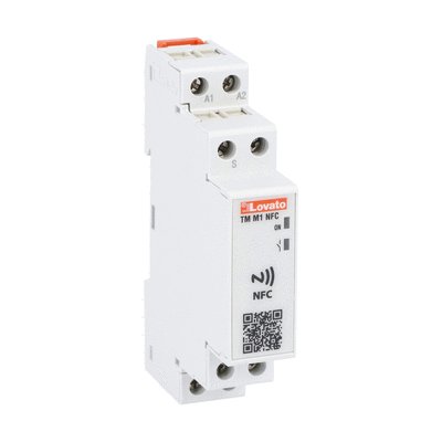 Multifunction time relay, multiscale, multivoltage. 1 relay output with NFC technology and App. Modular version, 12...240VAC/DC