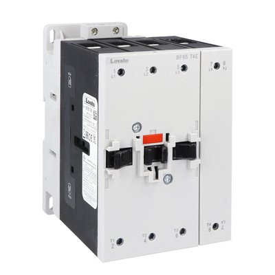Four-pole contactor, IEC operating current Ith (AC1) = 140A, AC/DC coil, 24VAC/DC