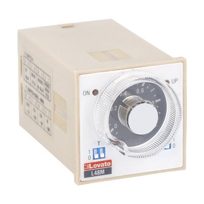 Time relay, multifunction, multivoltage and multiscale, plug-in and flush-mount version 48X48mm, 24...240VAC/DC