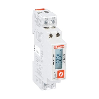 Energy meter, single-phase, MID certified, non expandable, 40A direct connection, RS485 interface, multi-measurements, 230VAC