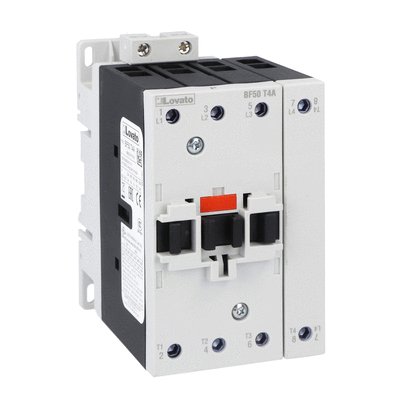 Four-pole contactor, IEC operating current Ith (AC1) = 90A, AC coil 50/60Hz, 230VAC