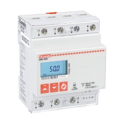 Compteurs d`énergie num. 3L+N directe 80A 4U interface RS485