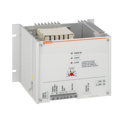 Chargeurs de batteries automatiques pour batterie ou Pb série BCG 100-240VAC 5A/24VDC