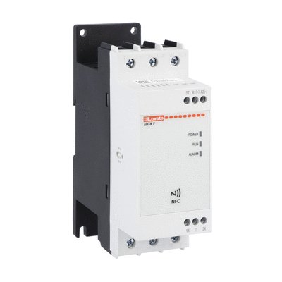 Soft-Motorstarter ADXN (NFC-Version) - 18A (7,5 kW) - Betriebsspannung 208…600VAC/Hilfsversorgung 100…240VAC - mit Bypass-Relais - NFC-Parametrierung