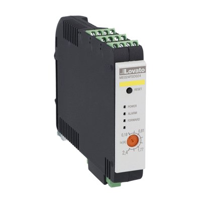 Electronic direct-on-line starter, 2.4A, integrated motor thermal protection and STO (Safe Torque Off) emergency stop, operational voltage Ue ≤500VAC, auxiliary and control supply voltage 24VDC