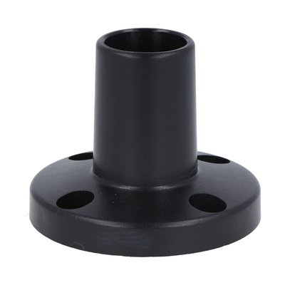 固定底座,用于水平安装面,黑色塑料,用于Ø70mm信号塔