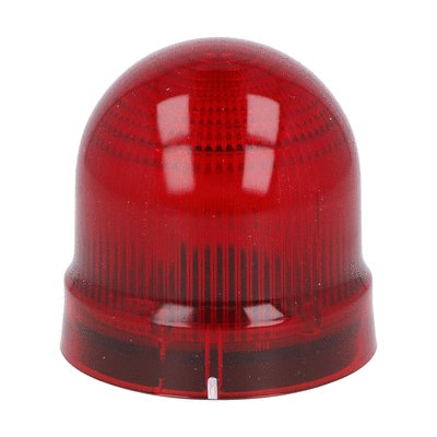 Svítící modul signálního sloupu, blikající nebo stálé světlo, Ø62mm BA15D, Červená, 24-230VAC