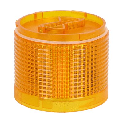 Dauer- oder Blinklichtmodul, Ø70mm, LED-Lampe integriert, Orange