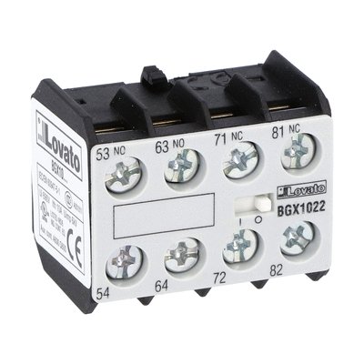 Auxiliary contact, screw terminals, for BG... series mini-contactors, 2NO+2NC