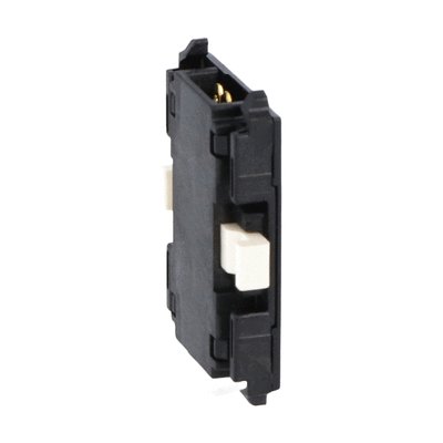Auxiliary contact for front lateral mounting. Faston terminals, for BF... series contactors, 1NO or 1NC reversible