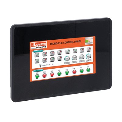 HMI display 4.3” TFT LCD 64K colors touch-screen, supply 12-24VDC, ports Ethernet, RS232/RS485/RS422, USB. Protocols Modbus-RTU, Modbus-TCP, SIMATIC S7 Ethernet, OPC UA and MQTT