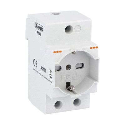Modular socket for ITALY and GERMANY (SCHUKO); 16A