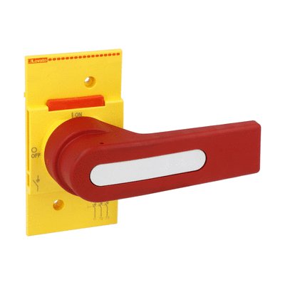 Direct operating handle for GL0320…GL0630. Red/yellow