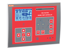 Controller for diesel engine fire pumps in accordance with EN12845, power supply 12/24VDC, built-in RS485