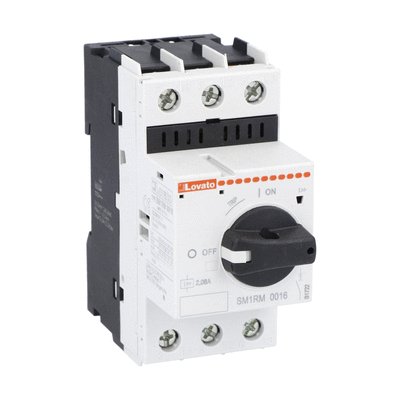 Motor protection circuit breaker, IEC breaking capacity Icu 100kA at 400V, 2.5A