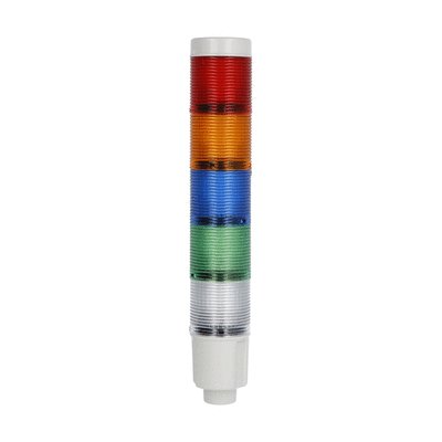Steady light module. Ø45mm. Built-in LED circuit. White, green, blue, orange, red, 24VDC