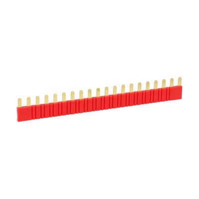 20-pole parallel busbar, red