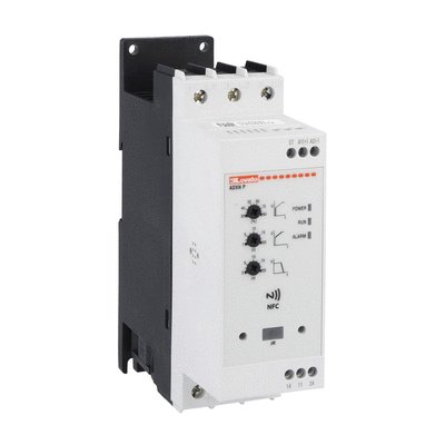 Soft starter, ADXNP... type, advanced version, with integrated bypass relay. Auxiliary supply 100...240VAC. Rated operational voltage 208...600VAC, 30A