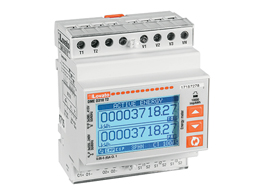 Energy meter, three-phase with or without neutral, expandable, connection by CT /5A secondary, 2 programmable static outputs, 4U, multi-measurements