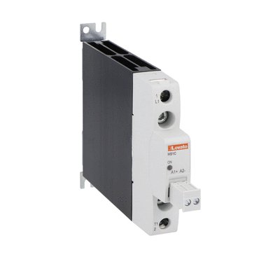 Solid state relay complete with heatsink, single-phase, 30A, 3...32VDC, screw terminals