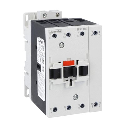 Four-pole contactor, IEC operating current Ith (AC1) = 100A, AC/DC coil, 24VAC/DC