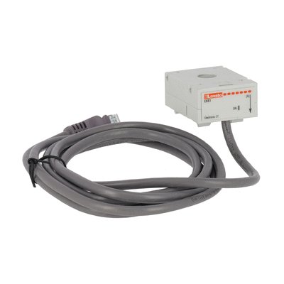 125A single-phase electronic current transformer with RJ45 cable, 2m long