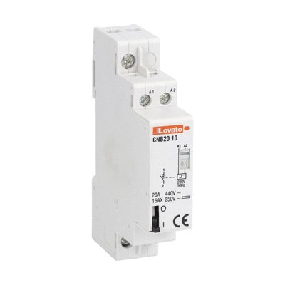 Latching relay, one or two-pole, 20A AC1, 230VAC (1NO)