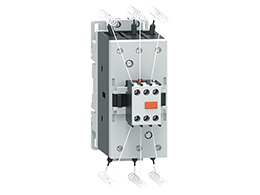 Contactor for power factor correction with AC control circuit, including limiting resistors, maximum IEC operational power 400V = 40kvar, coil 230VAC 50/60Hz