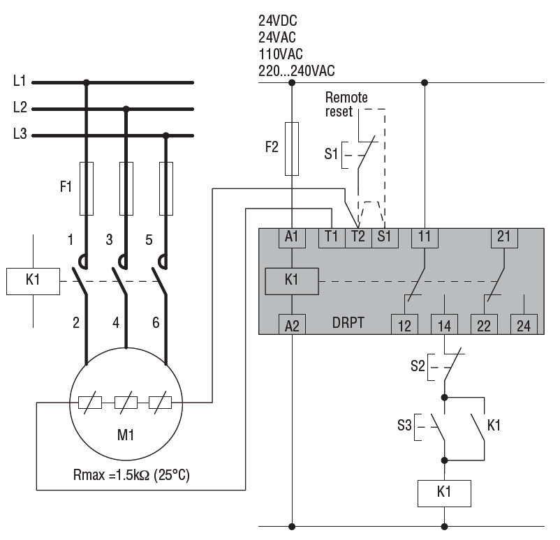 Esquema motor persiana 230V  Electrical circuit diagram, Circuit