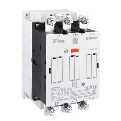 Contactor tripolar, corriente de operación IEC Ie (AC3) = 230A, bobina AC/DC, 250…500VAC/DC