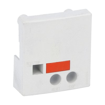 Protection cover for thermal overload relay-contactor assembly, for relay RF38 on contactors BF26-BF32-BF38