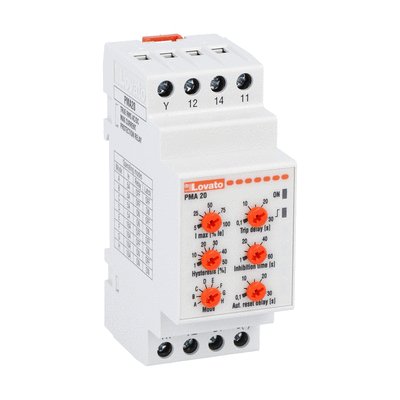 Current monitoring relay for single-phase system, AC/DC maximum current control, 5A or 16A