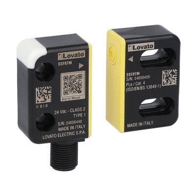 Sensori di sicurezza RFID serie SSF…, versione a 8 pin, con connettore M12 e codifica Teach-in