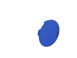 Membrana do przycisków krytych podświetlanych z samoczynnym powrotem, niebieska