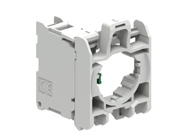 Zestyk 1NO do serii Platinum Ø22mm, zaciski śrubowe, z adapterem