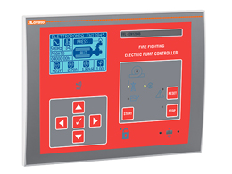 Controler pentru pmpe de incendiu electrice in concordanta cu EN12845, alimentare 24VAC/110…240VAC, cu port RS485 incorporat, expandabil cu modulele EXP…