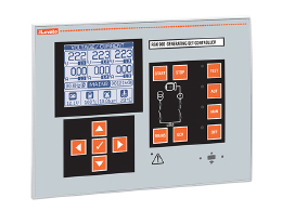 Remote annunciator, graphic LCD, touch screen 128x112 pixels, IP54 protection
