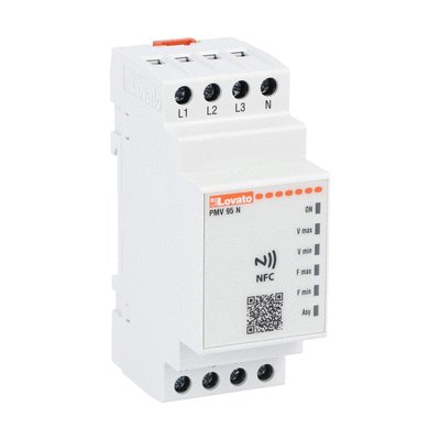 Multifunction voltage and frequency monitoring relay for three-phase systems with or without neutral with NFC technology and App. 208...240VAC 50/60Hz