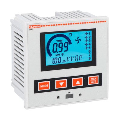 Automatic power factor controller, DCRL series, 3 steps